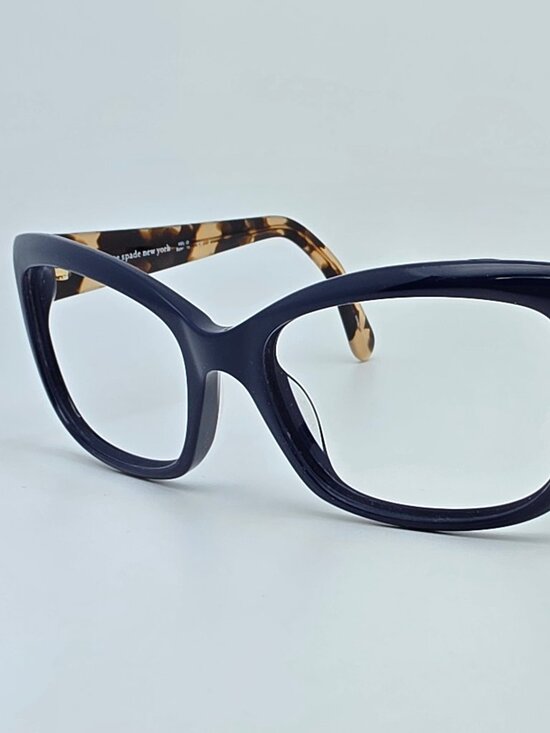kate spade Accessories - Kate Spade New York Johanna Navy Blue Tortoise Cat Eye Sunglasses Frame 53mm